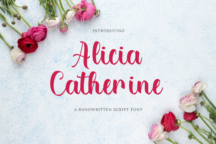 Alicia Catherine Handwritten Font