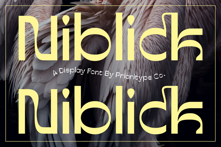 Niblick Sans Serif Font