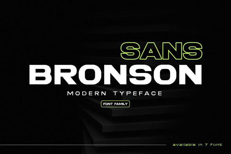 BRONSON Sans Serif Font