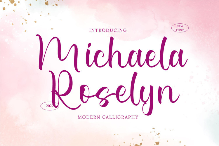 Michaela Roselyn Handwritten Font