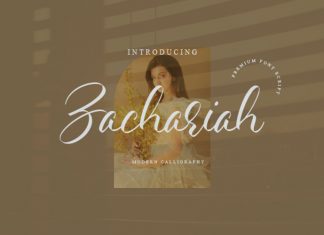 Zachariah Script Font
