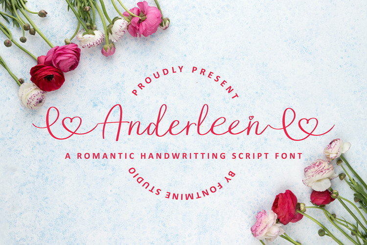 Anderleen Calligraphy Font