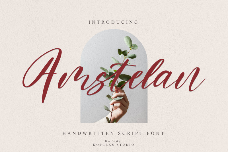 Amstelan Script Font