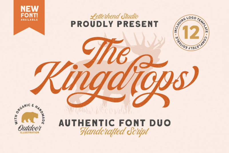 Kingdrops Script Font