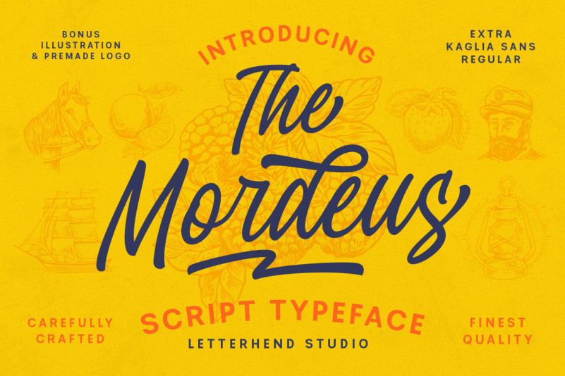 The Mordeus Script Font