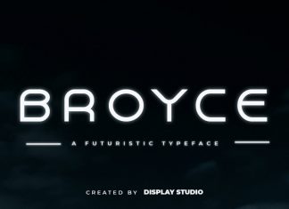 Broyce Display Font