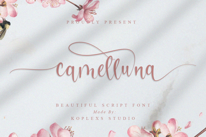 Camelluna Calligraphy Font