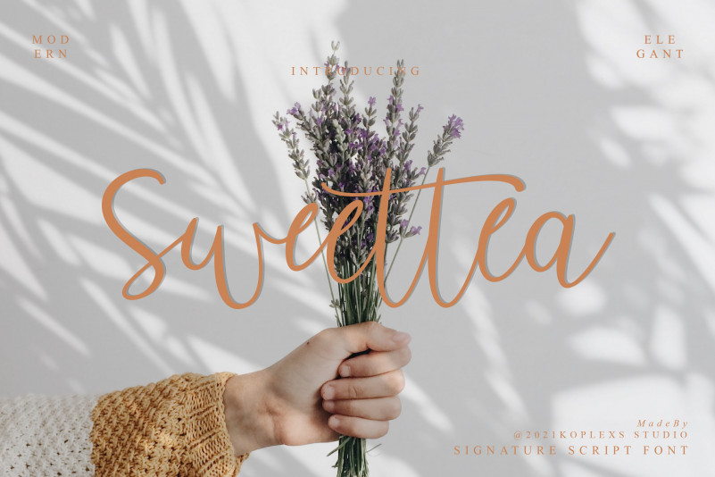 Sweettea Script Font