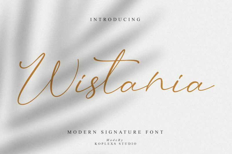 Wistania Handwritten Font