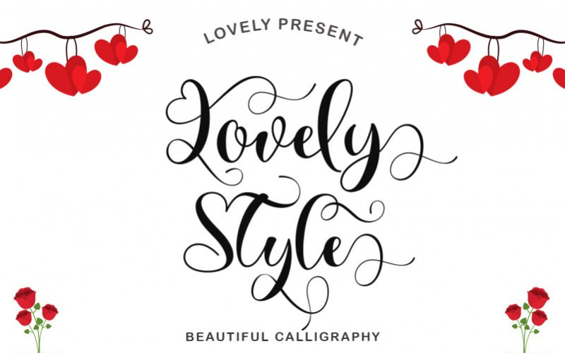 Lovely Style Calligraphy Font