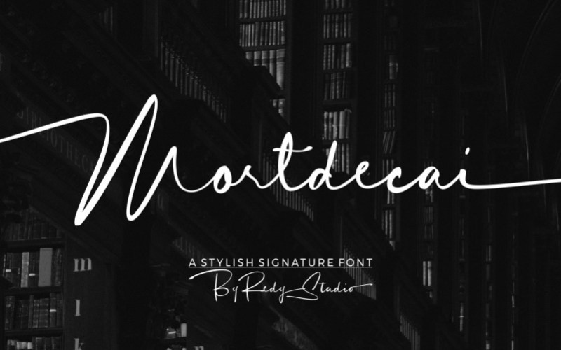 Mortdecai Handwritten Font