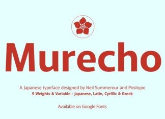Murecho Sans Serif Font
