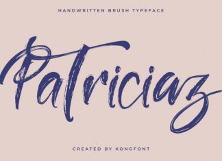 Patriciaz Brush Font