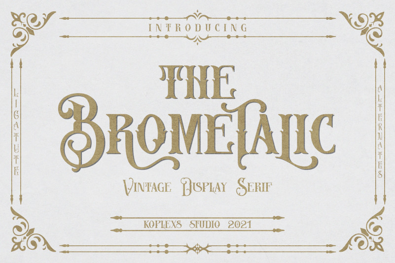 Brometalic Blackletter Font