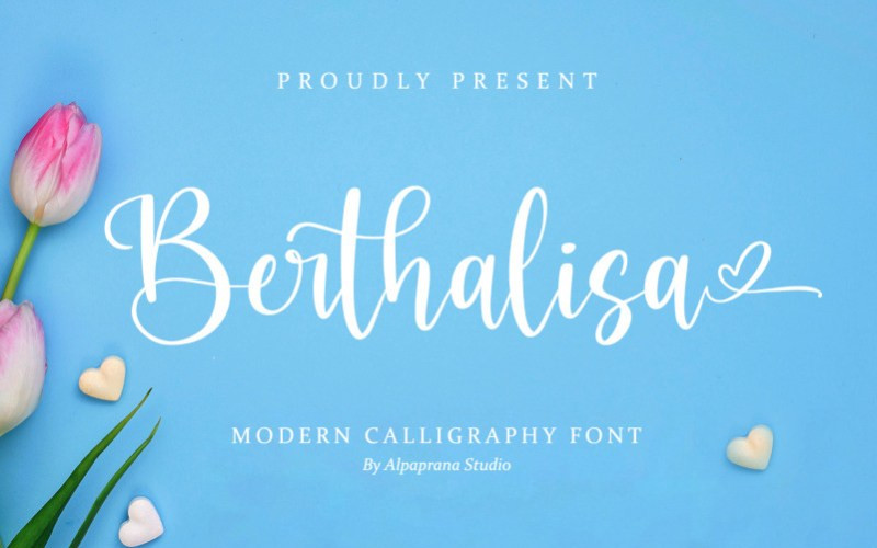 Berthalisa Calligraphy Font