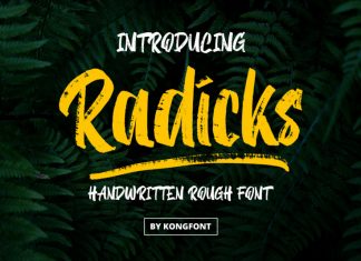 Radicks Brush Font