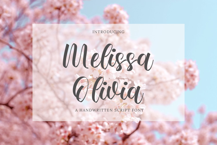 Melissa Olivia Script Font