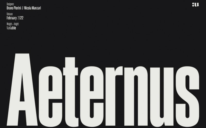 Aeternus Sans Serif Font