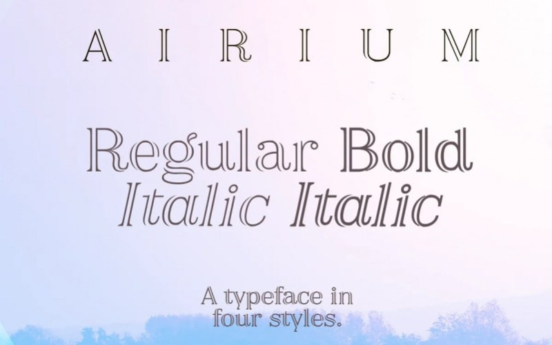 Airium Display Font