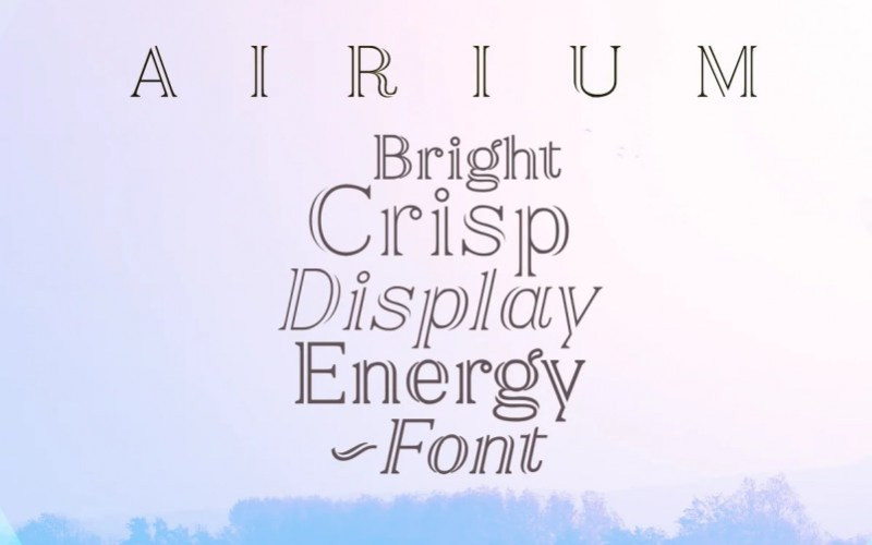 Airium Display Font