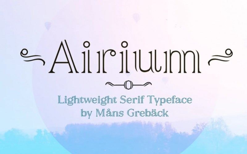 Airium Display Font