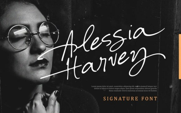 Alessia Harvey Handwritten Font