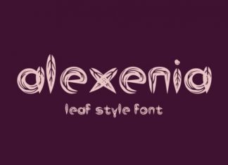 Alexenia Display Font