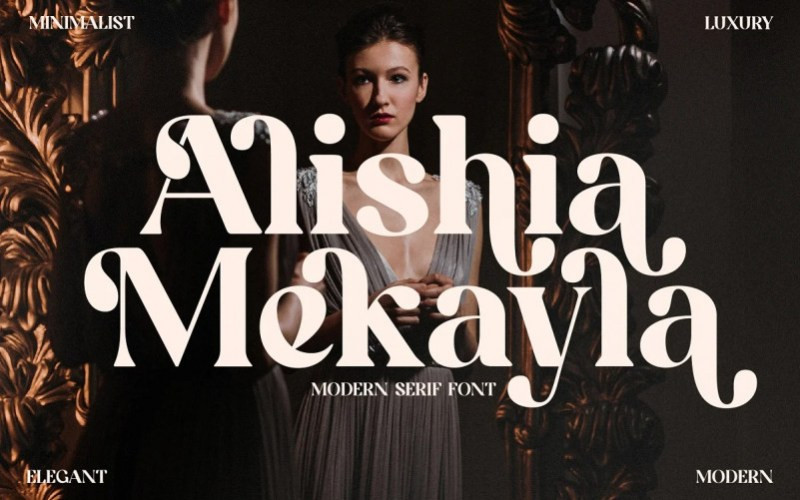 Alishia Mekayla Serif Font