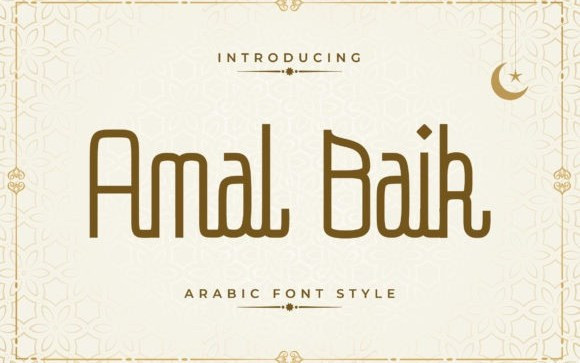 Amal Baik Script Font