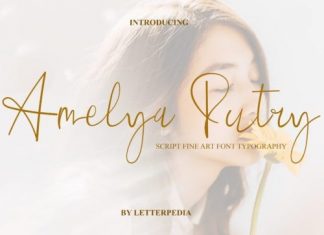 Amelya Putry Script Font