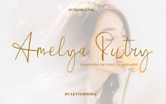 Amelya Putry Script Font