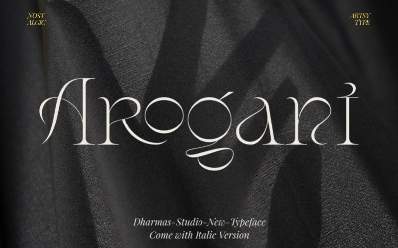 Arogant Serif Font