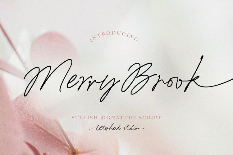 Merry Brook Handwritten Font