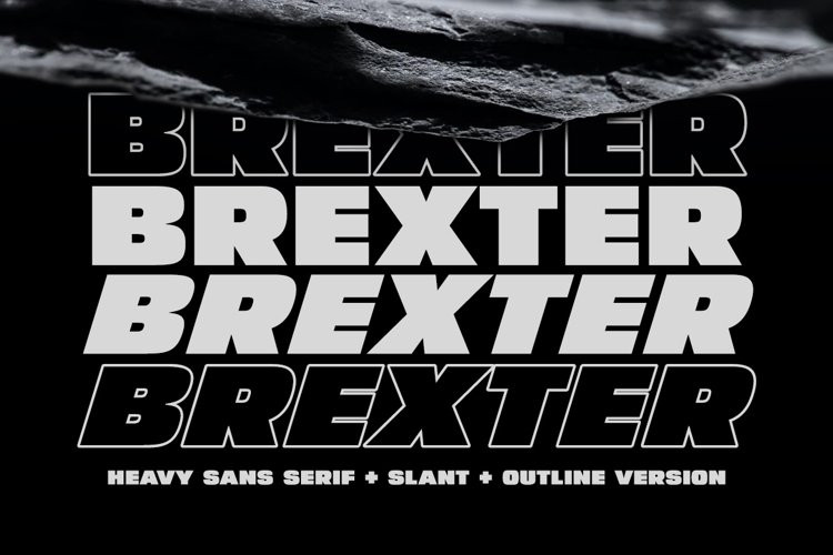 Brexter Sans Serif Font