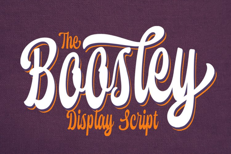 Boosley Script Font