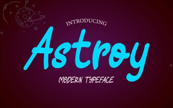 Astroy Display Font