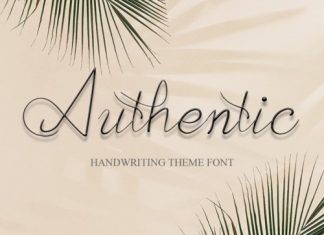 Authentic Script Font