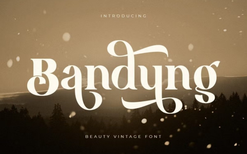 Bandung Serif Font