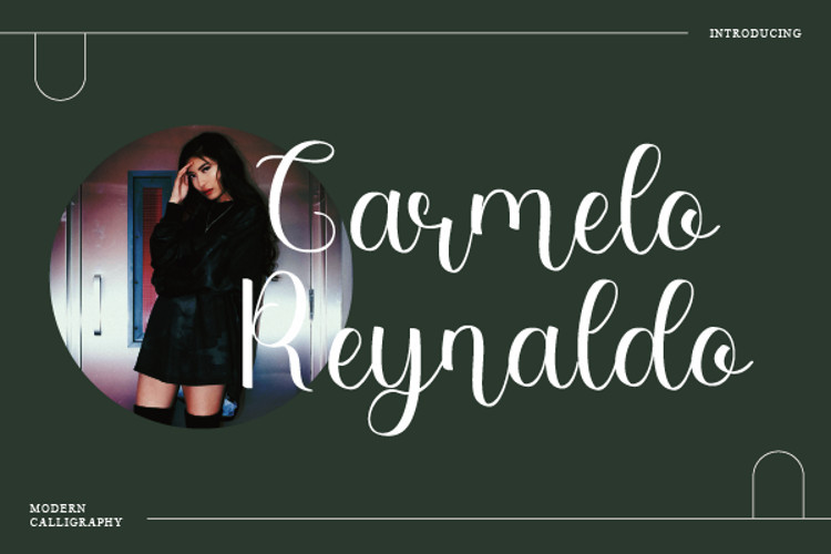 Carmelo Reynaldo Script Font