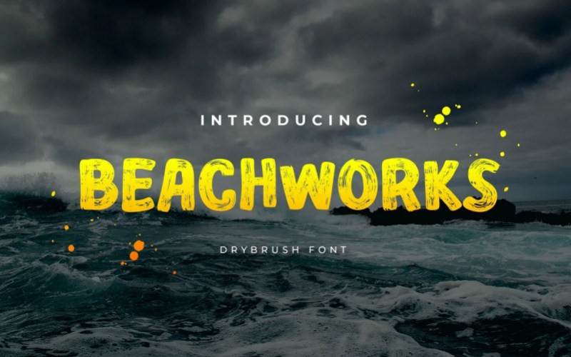 Beachworks Display Font