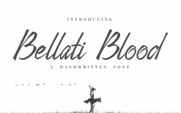 Bellati Blood Handwritten Font