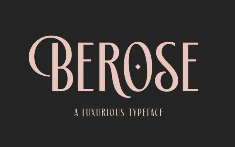 Berose Sans Serif Font