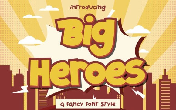 Big Heroes Display Font