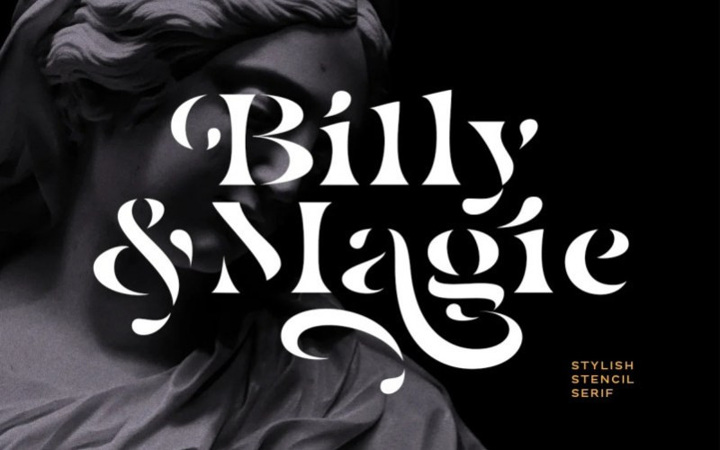 Billy Magie Display Font