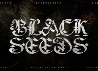 Blackseed Display Font