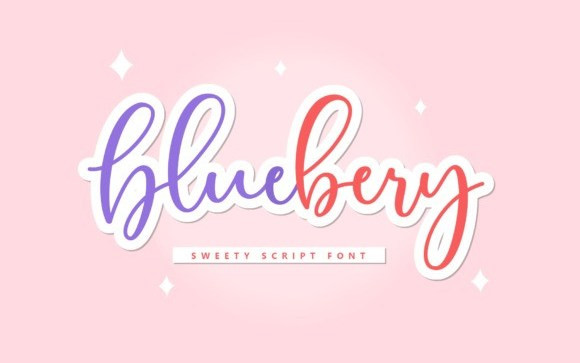 Bluebery Script Font