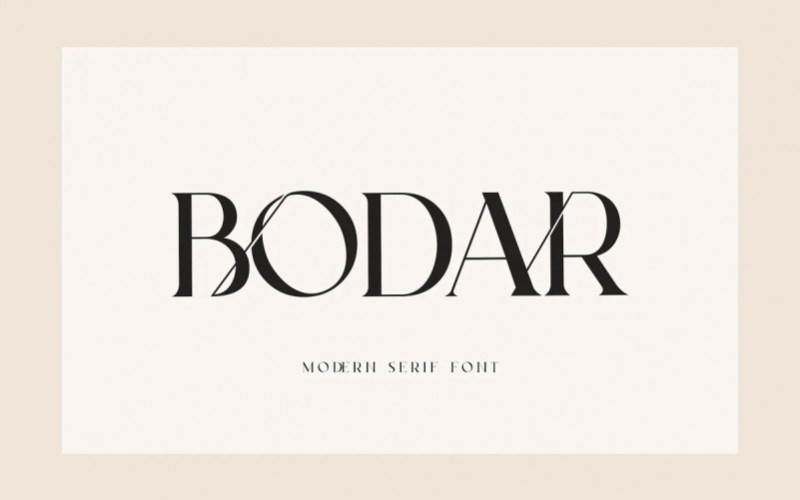 Bodar Serif Font