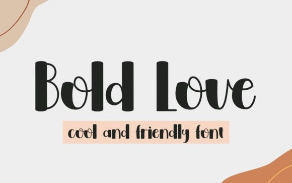 Bold Love Script Font