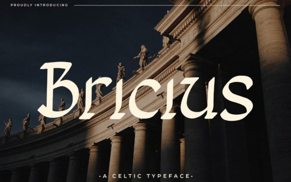 Bricius Display Font