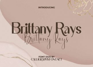 Brittany Rays Font Duo